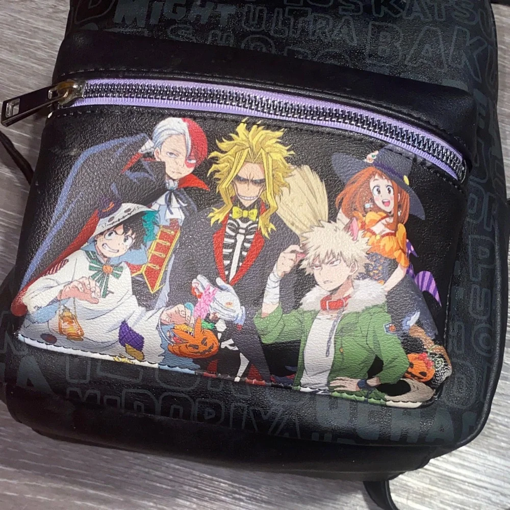 Bioworld My Hero Academia Black Anime Backpack